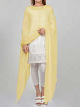 Load image into Gallery viewer, Chiffon Dupatta-Lemon Yellow

