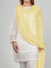 Load image into Gallery viewer, Chiffon Dupatta-Lemon Yellow
