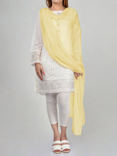 Load image into Gallery viewer, Chiffon Dupatta-Lemon Yellow
